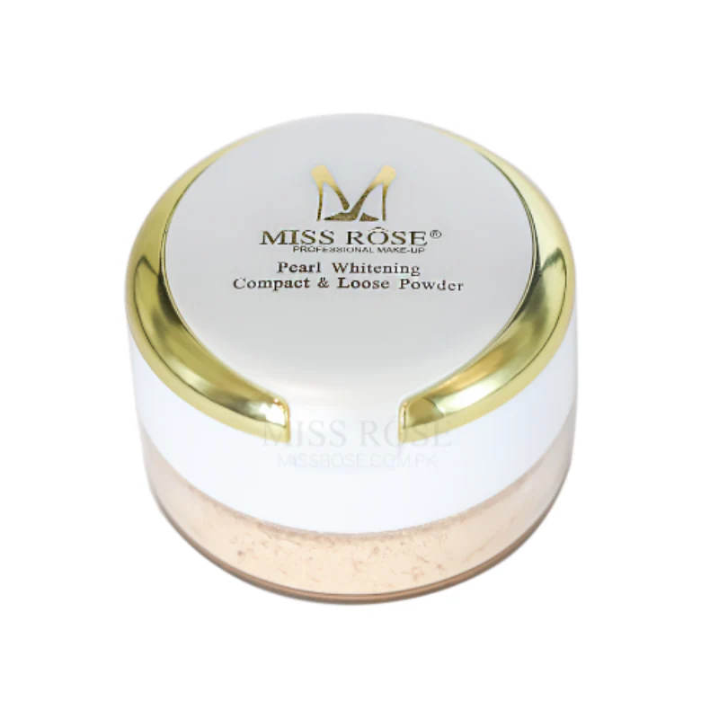 Miss Rose 3D Pearl Whitening Compact Powder & Loose Powder - Image 6
