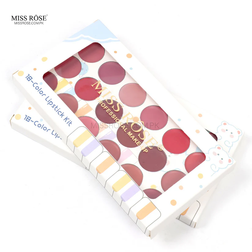 Miss Rose 18 color Lipstick kit - Image 4