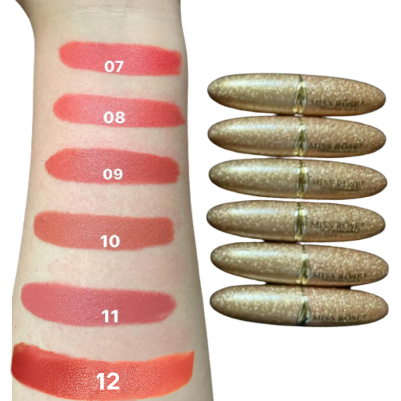 Miss Rose Gold Plated Matte Lipstick