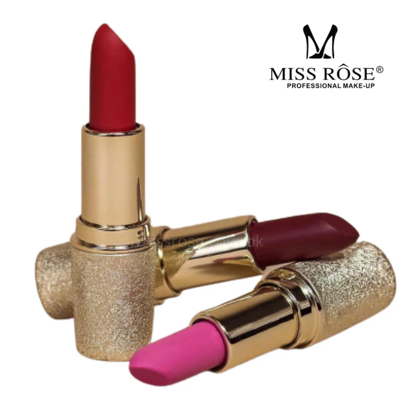 Miss Rose Gold Plated Matte Lipstick - Image 3